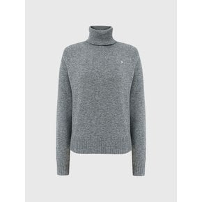 로모 터틀넥 울 니트_차콜 / LOMO TURTLENECK WOOL KNIT_CHARCOAL