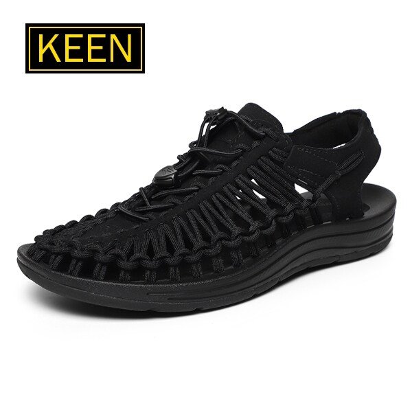 [킨] 여성 유니크 샌들 블랙 1014099