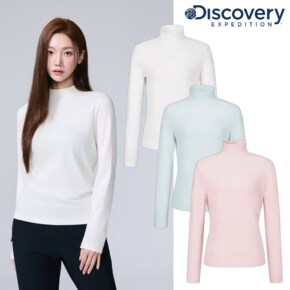 [스타필드 하남]디스커버리 여성 반하이넥 긴팔티 DWRL9C066