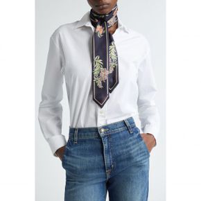 4750733 Etro Paislina Floral Silk Twilly Scarf