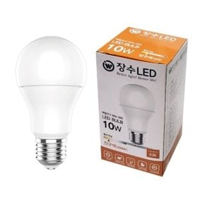 장수램프 전구색 다마 벌브 10W A19 E26 LED 전구 (WD11D3D)