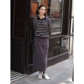 Pin-Tuck Long Skirt (2color)