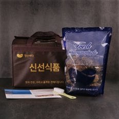 [1/15(수)순차출고][청산바다][선물세트]완도활전복 대복 10-12미 1kg+고급가방포장