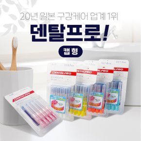 덴탈프로 치간 칫솔 I자형 3호 S 캡형 10pcs 구강케어 듀폰모 고강도와이어 치간칫솔