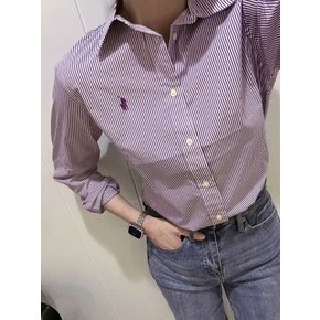 폴로 랄프로렌 25SS 남녀공용 클래식핏 스트라이프 긴팔 셔츠