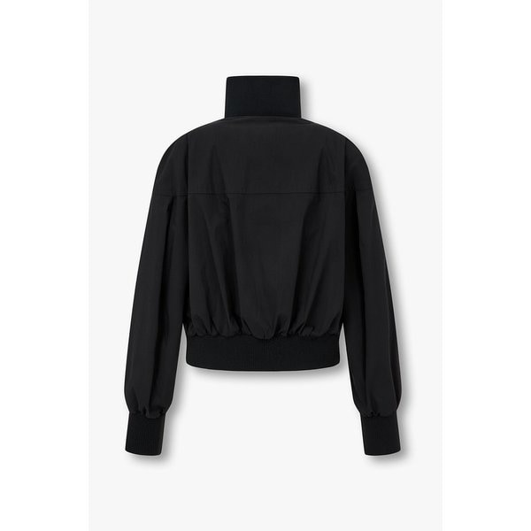 [REGULATION] 핀턱 슬리브 하이넥 집업 자켓 6616101004000