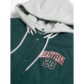 ReadyTeams Hoodie Varsity Jacket GREEN