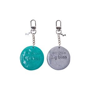 mirror key ring_round