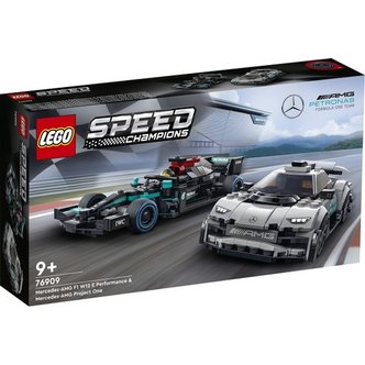 레고 76909 메르세데스-AMG F1 W12 E Performance와 메르세데스-AMG