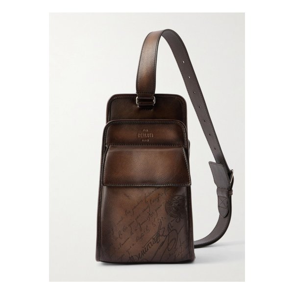 페리플 슬링 스크리토 풀그레인 베네치아 가죽 벨트 백 46376663162894909