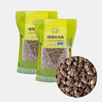 아시아종묘 가든집사 분갈이 세척마사토 2kg (대립) 1+1 B36