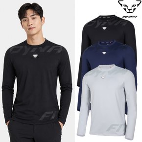 YMU24221[다이나핏]남성 와일드 레터링 로고 스트레치 기능성 긴팔티셔츠 (기존가 79,000원)