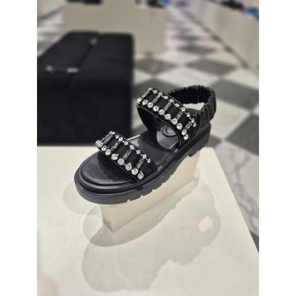 [여주점] Jewelry line sandal(black)_DG2AM25034BLK