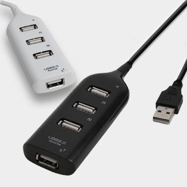  멀티 4포트 USB 허브 노트북 USB-4PORTS 벌크