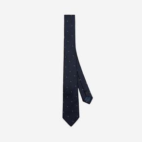 투톤 올오버 엠블럼 타이 네이비 ZH5TI561NY