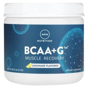 미국직구 MRM 엠알엠 BCAA+G 머슬 리커버리 파우더 레몬맛 180g