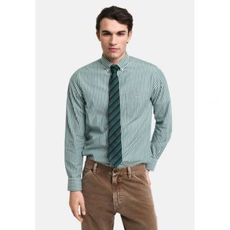 이스퀘어 5090900 GANT REGULAR FIT STRIPED - Shirt deep forest green