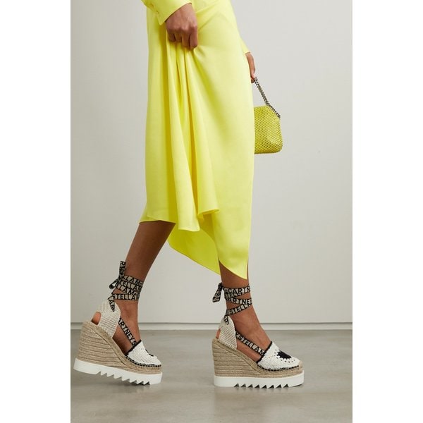 스텔라매카트니 가이아 크로셰 플랫폼 웨지 힐 에스파드리유 1647597304867782