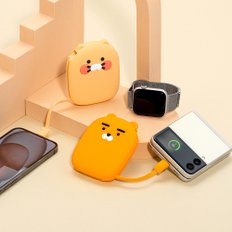 올인원 케이블형 보조배터리 5,000mAh(애플워치 충전가능)