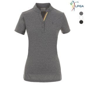 여성 LPGA칼라 포인트 변형에리 티셔츠(L192TS516P)