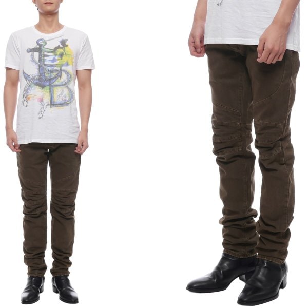 [부산점] 남성 바이커 슬림 데님 팬츠 (S6HT504C814 161)