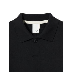 LAMOUR Matte Printing PK Sweatshirt T86 Black