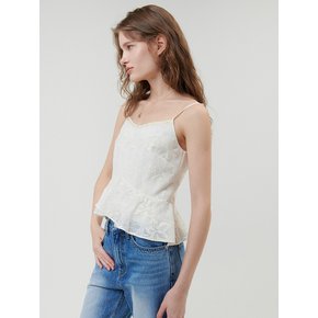 EMBROIDERY SLEEVELESS TOP_IVORY