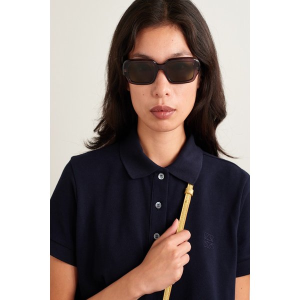 오버사이즈 렉탱귤러 프레임 아세테이트 선글라스 46376663162984037