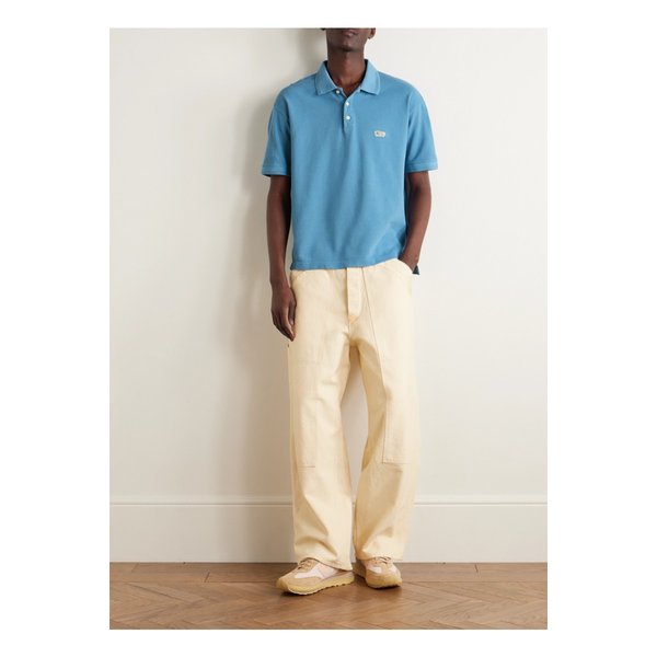 점보 웰러 가먼트 다이 코튼 피케 폴로 셔츠 46376663162858749