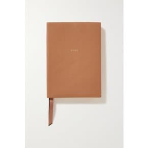 Soho 2022 Textured-leather Diary 탠 브라운