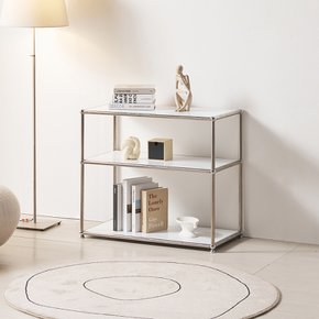 스틸 디자인 A형 모듈 770 3단 선반장 2colors