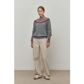 PECLER - CORDUROY PANTS_LIGHT GREY_ LPVA0SL05WGY10