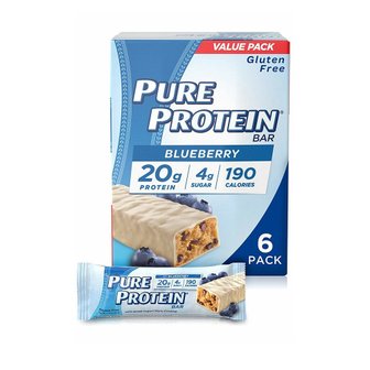 퓨어프로틴 [해외직구]Pure Protein Bar Greek Yogurt Blueberry 퓨어 프로틴바 그릭 요거트 블루베리 50g 6입