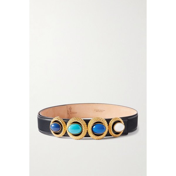 소니아 페트로프 네스트 장식 가죽 벨트 46376663162984057