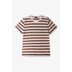 남성 (M) TWIN – STRIPED T-SHIRT_Pink_LSTA0TS41M