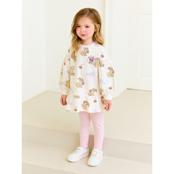 [디즈니]미스버니 미니플라워롱티레깅스상하복