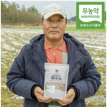 보배마을 국산 무농약 찰수수 1kg