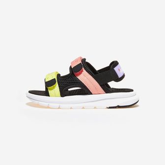 푸마 매장정품 푸마 PUMA 샌들 스폰지밥 프리스쿨 - Black-Rose Dust-Lucent Yellow-푸마 PKI391189