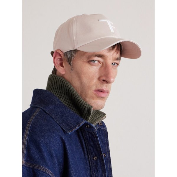 가죽 트리밍 로고 자수 코튼 트윌 베이스볼 캡 46376663162968664