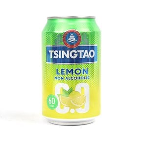 칭따오 논알콜릭 레몬 330ml 12캔 논알콜 맥주맛 탄산음료 비알콜