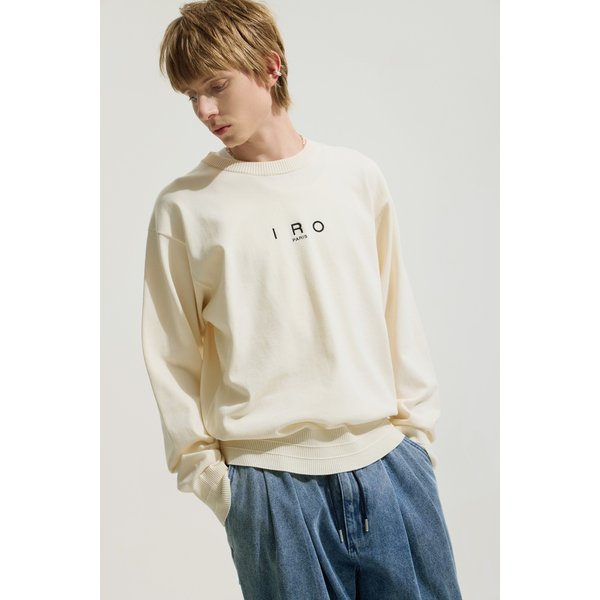 [여주점] [이로] 남성 Muse 로고 긴팔 스웨터 IQWBS25702IVX