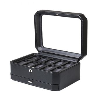 게이즈샵 WOLF  헤리티지 / 시계보관함 10구 Heritage 10pc Watch Box w/ Draw Blk 4586029