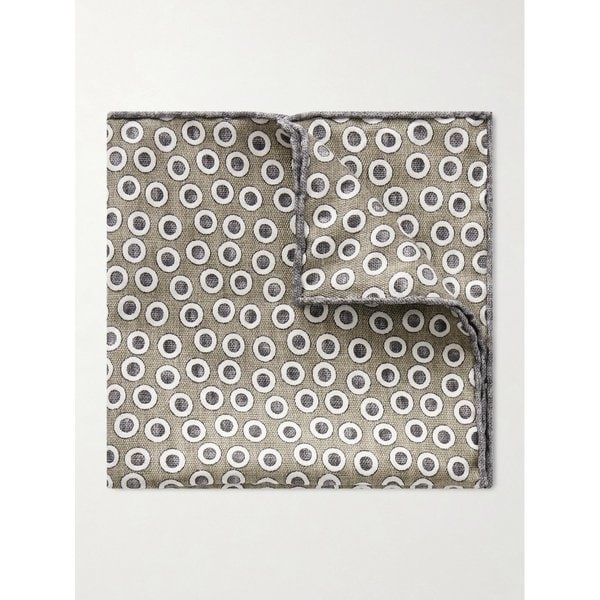 브루넬로쿠치넬리 폴카 도트 실크 포켓 스퀘어 46376663163097652