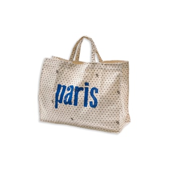  [BONTON Shopping bags - Paris Blue] 봉통 파리 에코백 블루