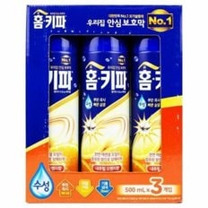 홈키파 엘비이 수성 알파 에어졸 500ml x 3개입-내추럴 오렌지향