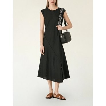 DKNY 시즌오프30%린넨 슬리브리스 원피스 (DW2F3WOP062C)