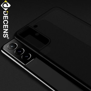 데켄스 갤럭시 S24 플러스 케이스 심플 스키니 소프트 슬림 젤리 클리어 투명 실리콘 핸드폰 휴대폰 케