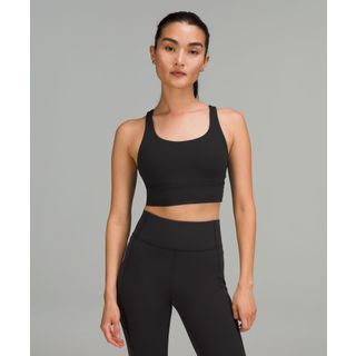 룰루레몬 30% ▼ 에너지 브라 롱라인 *아시아핏 - BLK