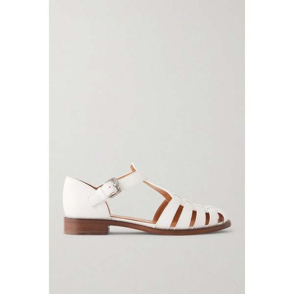 켈시 위빙 가죽 샌들 46376663162994317