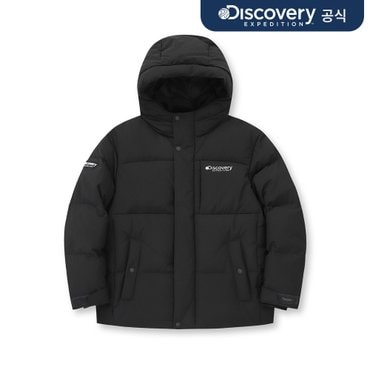 디스커버리키즈 패밀리 레스터G RDS 구스다운 숏패딩 (BLACK)